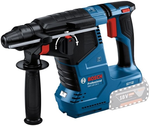 [BO0611923000] Cordless rotary hammer drill Bosch GBH 18V-24 C, SDS+, SOLO, 2.4 J