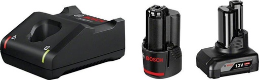 [BO1600A01NC9] Batteries + charger Bosch GBA 12V / 2.0Ah + 4.0Ah + GAL 12V-40 Set