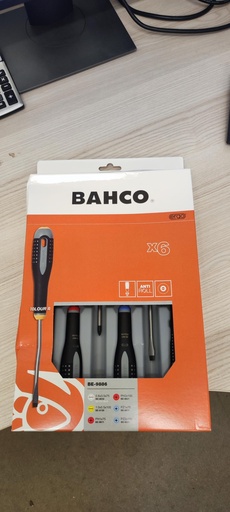 [BQ-BE-9886] DAMAGED PACKAGING-Screwdriver set ERGO™ 6 pcs - PH1/2; PZ1/2; SL3,5/5,5