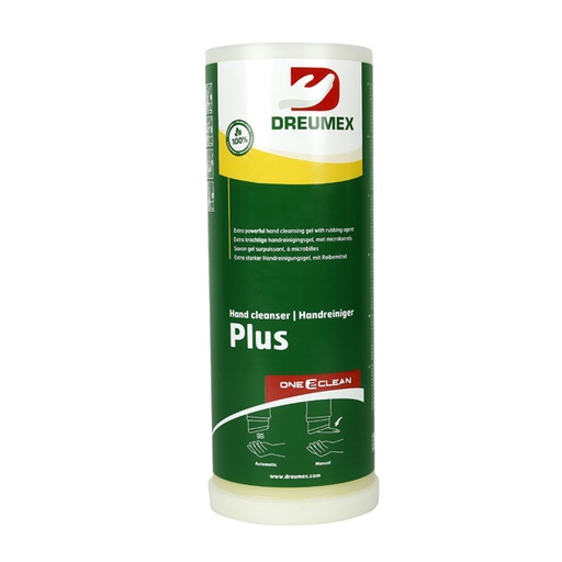 [BQ-DR20430001001] BAIGĖSI GALIOJIMAS 12.07.2024-Rankų valymo gelis Dreumex Plus 3l.  One2Clean dozatoriui
