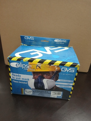 [BQ-SPR491] DAMAGED PACKAGING-Half mask GVS Elipse SPR491 with ABEK1P3 Filters, size M/L