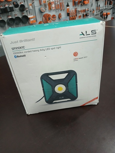 [BQ-SPX10K1C] DAMAGED PACKAGING-Work light 10000lm LED, corded, heavy duty, Bluetooth, IP67