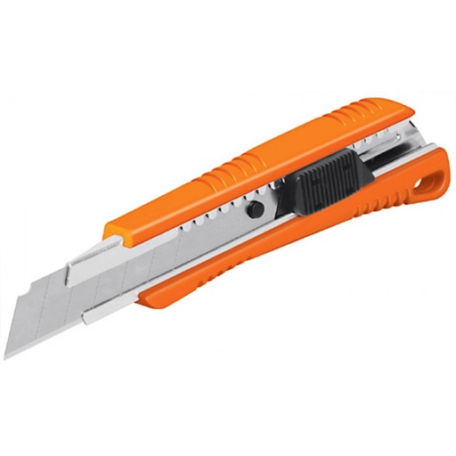 [CUT-6] Retractable knife plastic CUT-6 with 3pcs 18mm blades Truper®