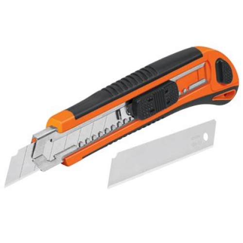 [CUT-6X] Retractable knife with autom. blade change, 18mm blades 3 pcs Truper®