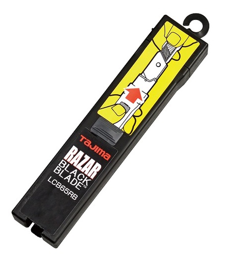 [LCB65RBC/K1] RAZAR BLACK 25mm blades, dispenser with card
