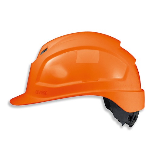 UVEX aizsargķivere Pheos IES, oranža, 55-61cm, aizsargstikla adaptera sistēma, sprūdrata savilcējs
