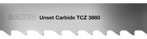 [38603411TCZ344800] Carbide TCZ Bacho bandsaw blade 3860-34-1.1-TCZ-3/4-4800mm