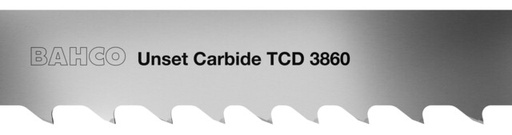 [38604113TCD1428200] Karbido TCT Bahco juostinis pjūklas 3860-41-1,3-TCE-1.4 / 2-8200mm
