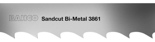 [38613411H1154000] Sandflex® Bahco zāģlente bimetala kokam 3861-34-1.1-H-1.15-4000mm