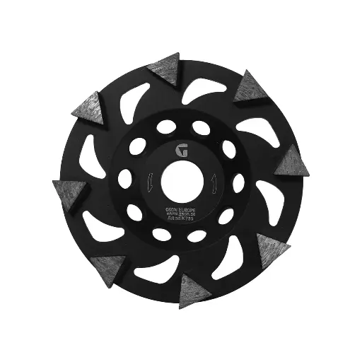 [K750] Diamond Triangle Cup Wheel 125 x 5,0 x 21 x 22,23 mm