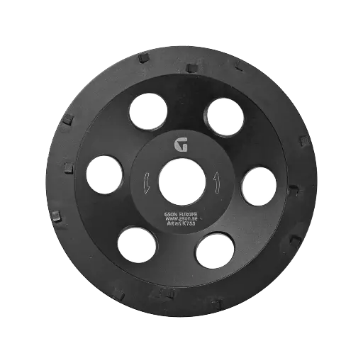 [K755] Deimantinis PCD šlifavimo diskas 125 x 1,5 x 12 x 22,23 mm