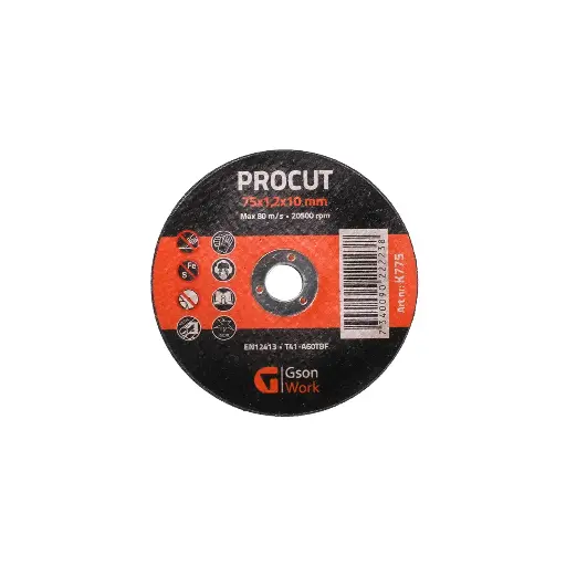 [K775] Lõikeketas Procut 75 x 1,2 x 10 mm, 5 tk