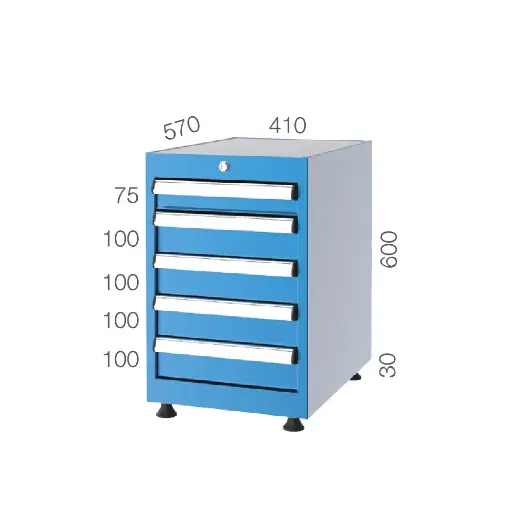 [1060] DRAWER CABINET WITH 5 DRAWERS