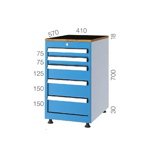 [1071] DRAWER CABINET WITH 5 DRAWERS