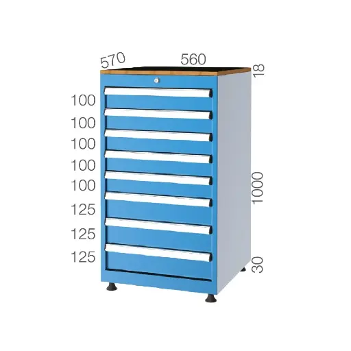 [5101] DRAWER CABINET WITH 8 DRAWERS