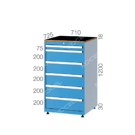 [7202] DRAWER CABINET WITH 6 DRAWERS