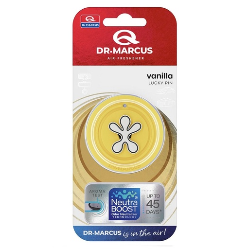 [S37117400] Car Air Freshener Dr Marcus Lucky Pin Vanilla Plastic Fragrance