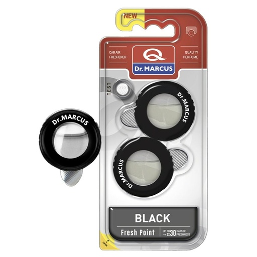 [S37117374] Car Air Freshener Dr Marcus Fresh Point black 2,5 ml Plastic Fragrance 2 Pieces (2 Units)