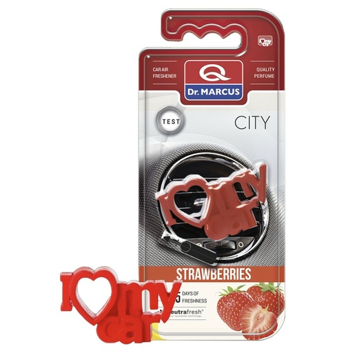 [S37117371] Car Air Freshener Dr Marcus City Strawberry Plastic Fragrance