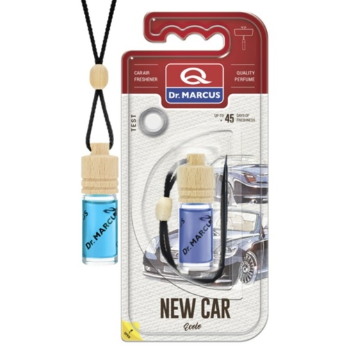 [S37117357] Car Air Freshener Dr Marcus Ecolo New Car 4,5 ml Wood Crystal Fragrance Pendant 4 Pieces