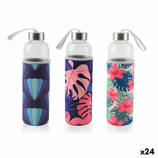 [S2238286] Water bottle Bewinner Glass 600 ml (24 Units)