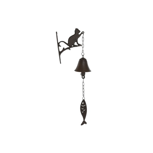 [S3060612] Bell Home ESPRIT Brown Black Iron 15,7 x 7,5 x 42 cm