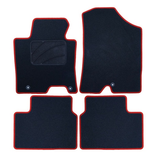 [S37116099] Car Floor Mat Set OCC Motorsport OCCHY0014RD Red Hyundai i30 5 Pieces