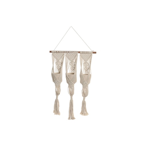 [S3061112] Planter Home ESPRIT Cotton Wood Urban 46 x 2 x 93 cm