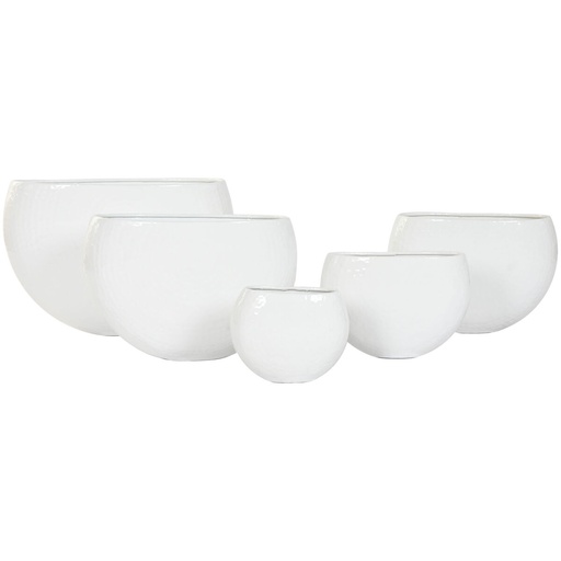 [S3060450] Planter Home ESPRIT White Aluminium 54 x 24 x 36 cm 54 x 25 x 36 cm (5 Units)