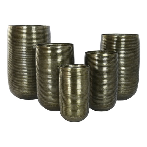 [S3060445] Planter Home ESPRIT Copper Aluminium Modern 50 x 50 x 89 cm 51,5 x 51,5 x 91 cm (5 Units)