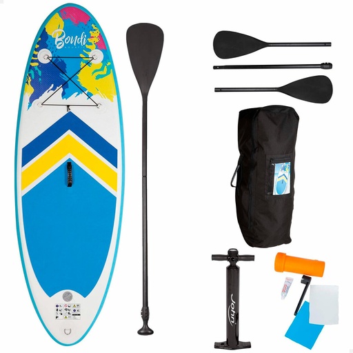 [S8906411] Inflatable Paddle Surf Board with Accessories John Toys