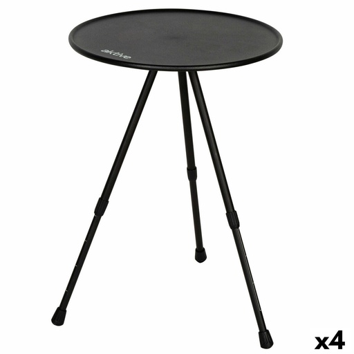 [S8906308] Folding Table Aktive Black 37 x 55 x 37 cm (4 Units)