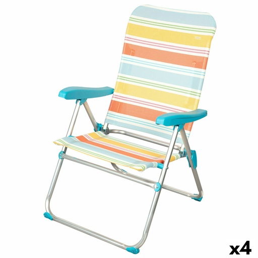 [S8906379] Beach Chair Aktive 48 x 95 x 65 cm (4 Units)