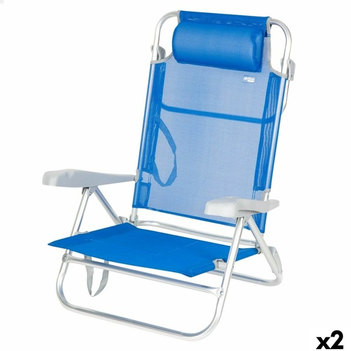 [S8905370] Beach Chair Aktive 47 x 82 x 49 cm (2 Units)