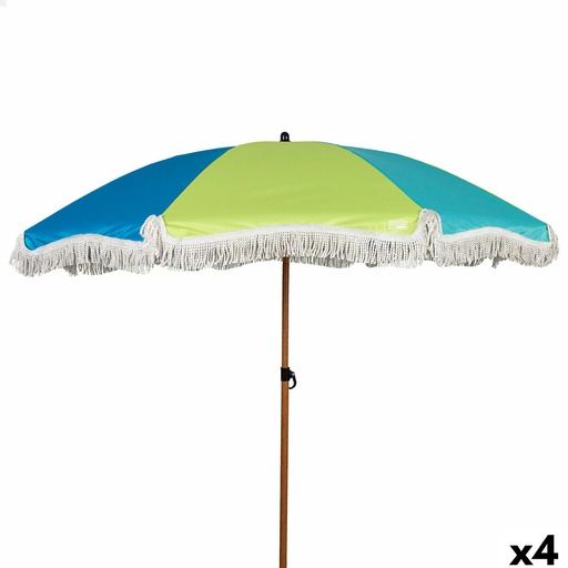 [S8906168] Beach parasol Aktive Multicolour 180 x 187 x 180 cm (4 Units)