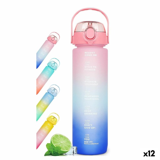 [S2234121] Water bottle Bewinner Multicolour 800 ml 7,3 x 7,3 x 23,5 (12 Units)