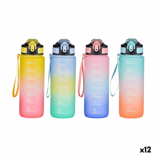 [S2234125] Water bottle Bewinner Multicolour 800 ml 7,5 x 23,5 cm (12 Units)