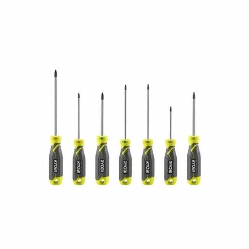 [S71001696] Screwdriver Set Ryobi RHSDS 7 Pieces