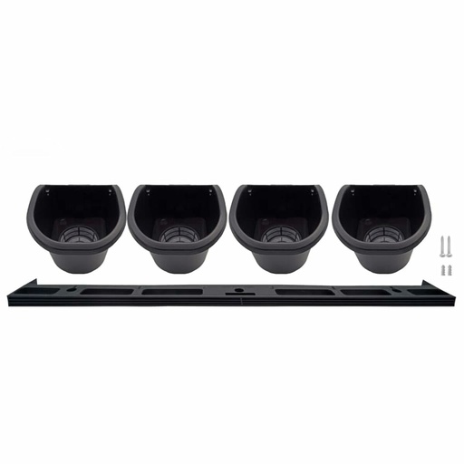[S71000874] Hanging Planter Nature Black
