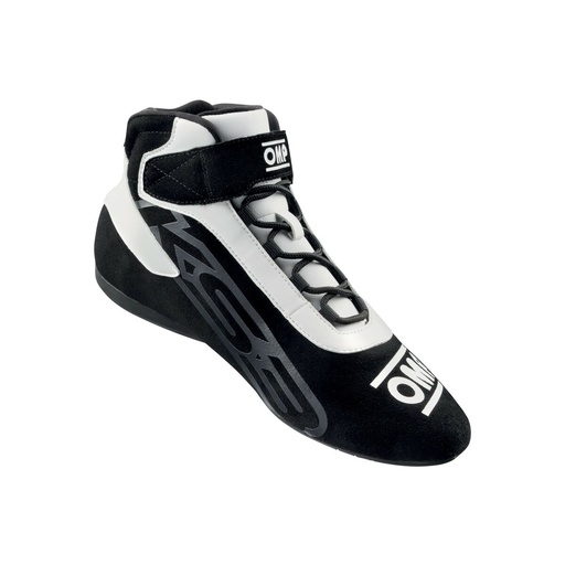 [S37115436] Racing Ankle Boots OMP KS-3 Black/White 46