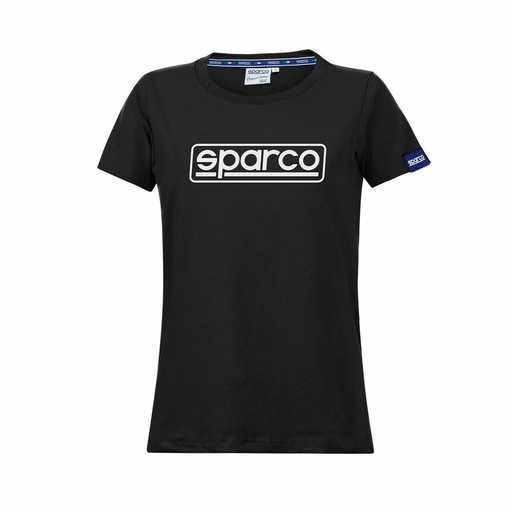 [S3723529] Women’s Short Sleeve T-Shirt Sparco S01325NR2M Black (M)