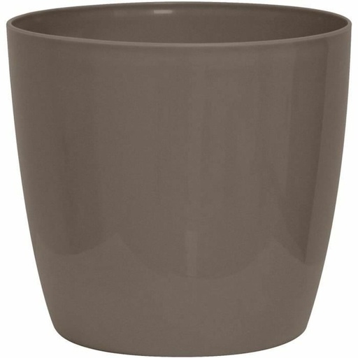 [S71010386] Planter Garden ID Taupe Shiny 30 x 27 cm