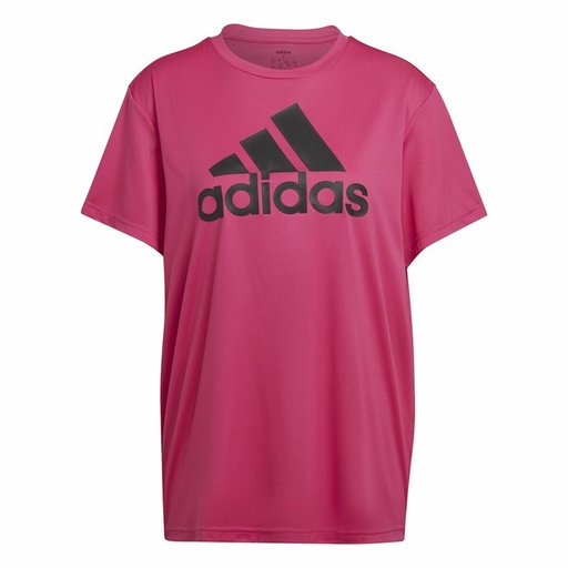 [S64114346] Women’s Short Sleeve T-Shirt Adidas Boyfriend Sport Dark pink
