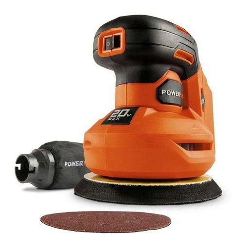 [S7188040] Random orbital sander Powerplus Dual Power Powdp50400 + G80 20 V Ø 125 mm