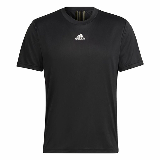 [S64114353] Men’s Short Sleeve T-Shirt Adidas Aeroready HIIT Back Black