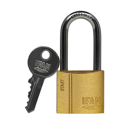 [S7921862] Key padlock IFAM SR30AL 30 mm Brass Steel Length 1,24 x 3 x 2,65 cm