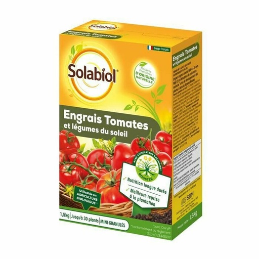 [S7103493] Plant fertiliser Solabiol Sotomy15 Tomato Legumes 1,5 Kg