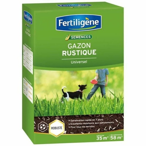 [S7106001] Seeds Fertiligène Rustic Grass Universal 875 g 35 m²