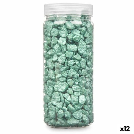 [S3631606] Decorative Stones Green 10 - 20 mm 700 g (12 Units)
