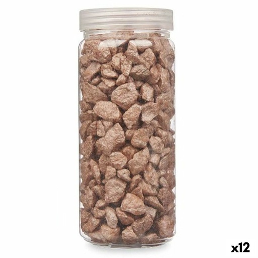 [S3631602] Decorative Stones Brown 10 - 20 mm 700 g (12 Units)